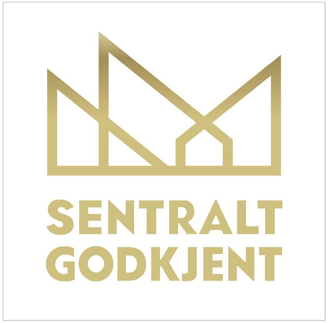 Hovedbilde Godkjenningsmerke - Sentralt godkjent logo
