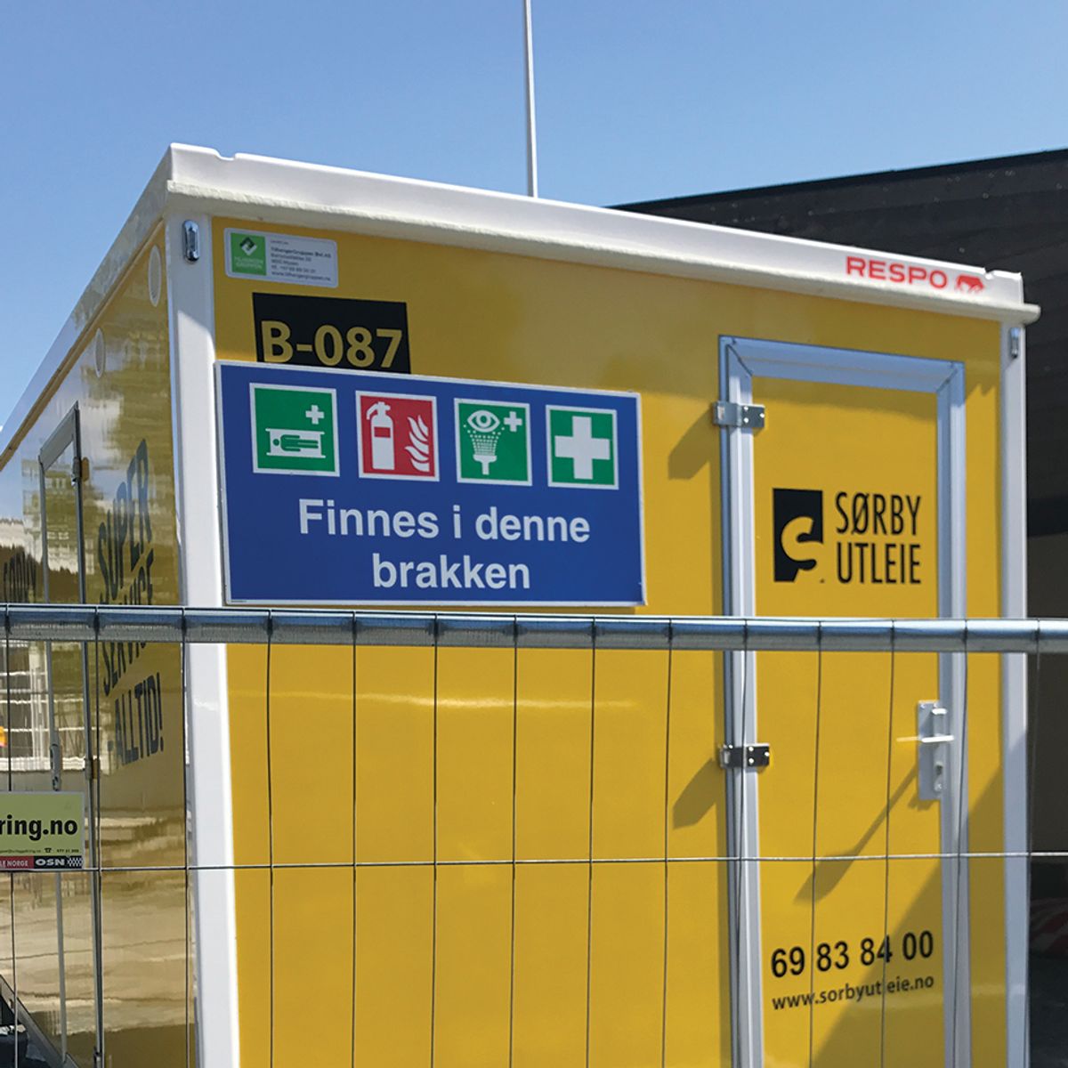 Byggeplasskilt - HMS Førstehjelpsskilt