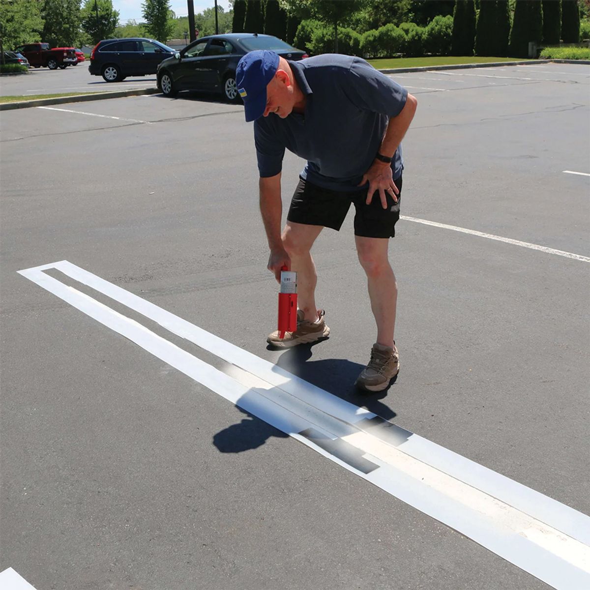 Sjablong for oppmerking av parkeringsplasser – 10 cm × 290 cm