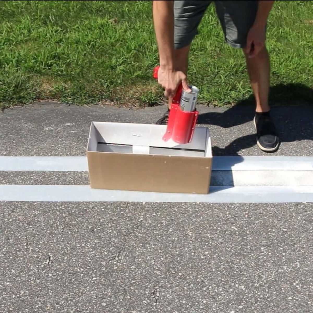Sjablong for oppmerking av parkeringsplasser – 10 cm × 290 cm