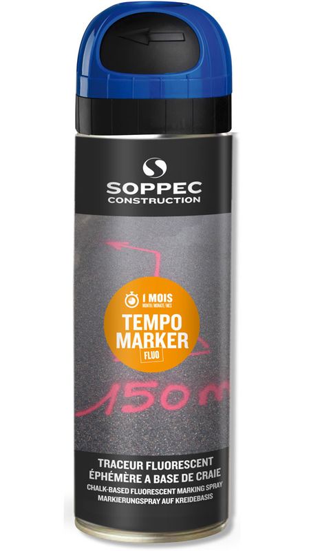 Soppec Merkespray - midlertidig fluoriserende krittspray